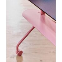 Pipe TV Shelf Chrome