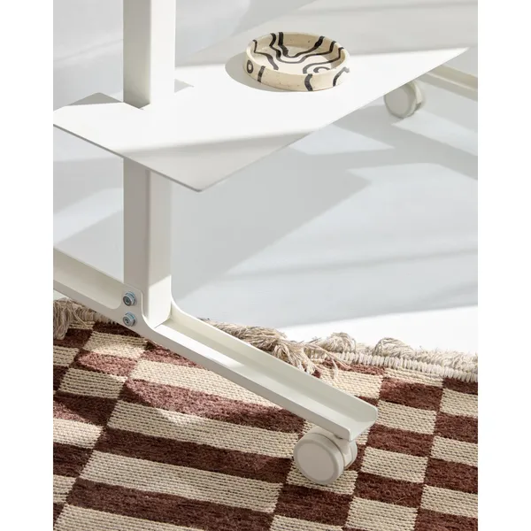 Straight Rollin' TV Stand Pearl