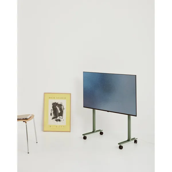 Straight Rollin' TV Stand Mossy Green