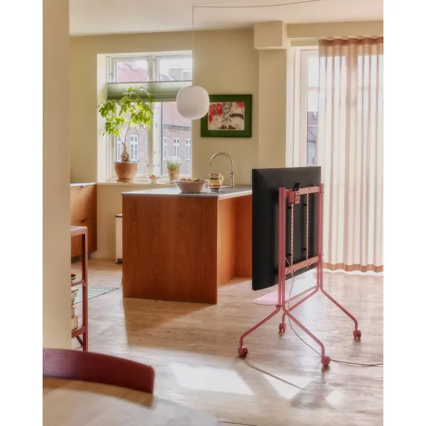Moon Rollin' TV Stand Mossy Green