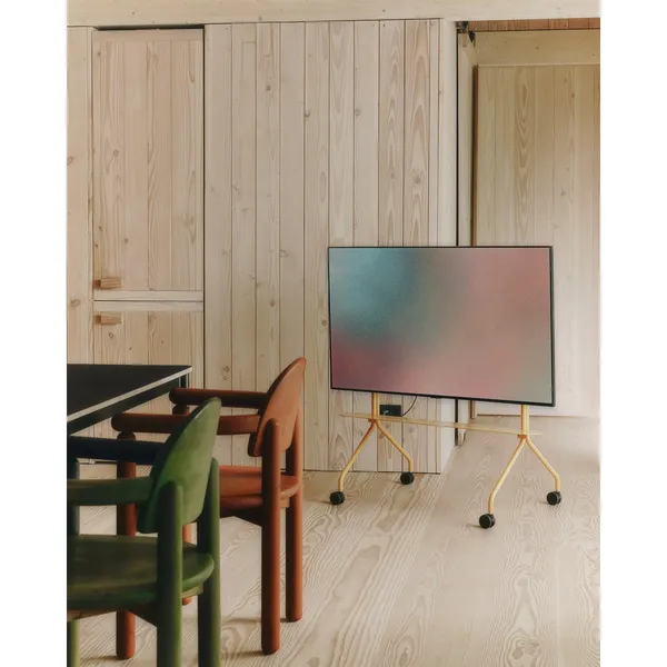 Moon Rollin' TV Stand Mossy Green