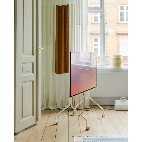 Moon Rollin' TV Stand Pearl