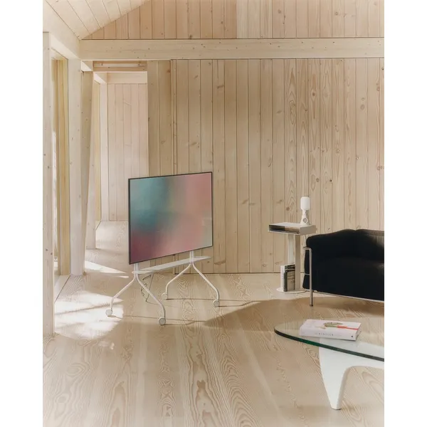 Moon Rollin' TV Stand Pearl