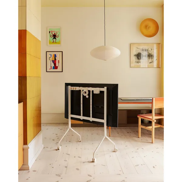 Moon Rollin' TV Stand Pearl