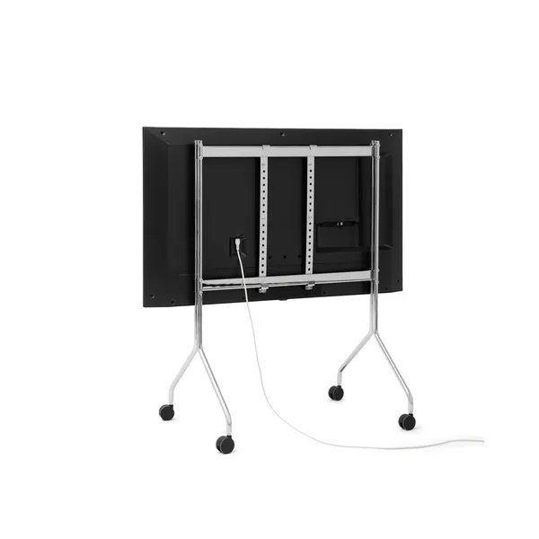 Moon Rollin' TV Stand Chrome