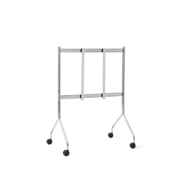 Moon Rollin' TV Stand Chrome