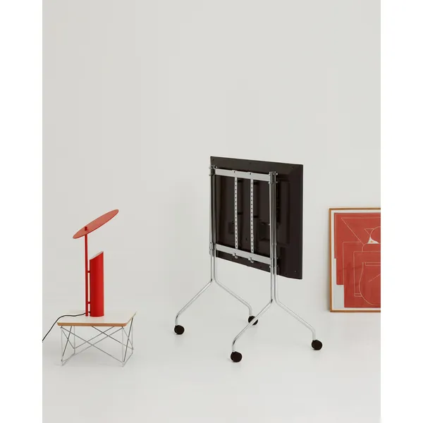 Moon Rollin' TV Stand Chrome