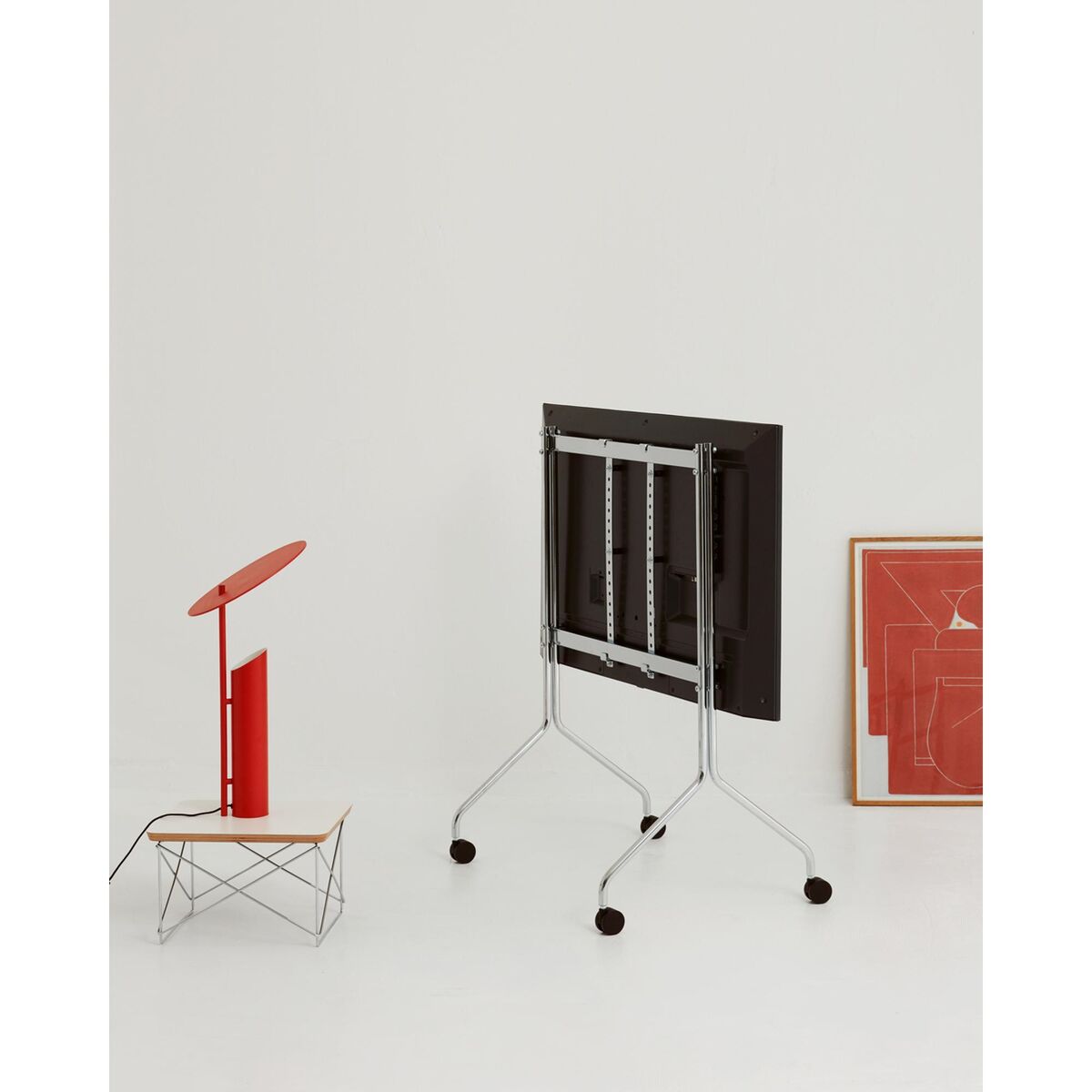Moon Rollin' Soporte TV Cromo