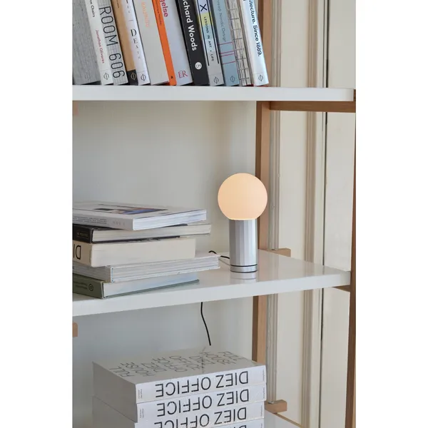 Woody Shelving 2.0 Bookcase Large Almond White/Steel