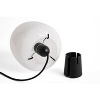 Buoy Table Lamp 200 White/ Black
