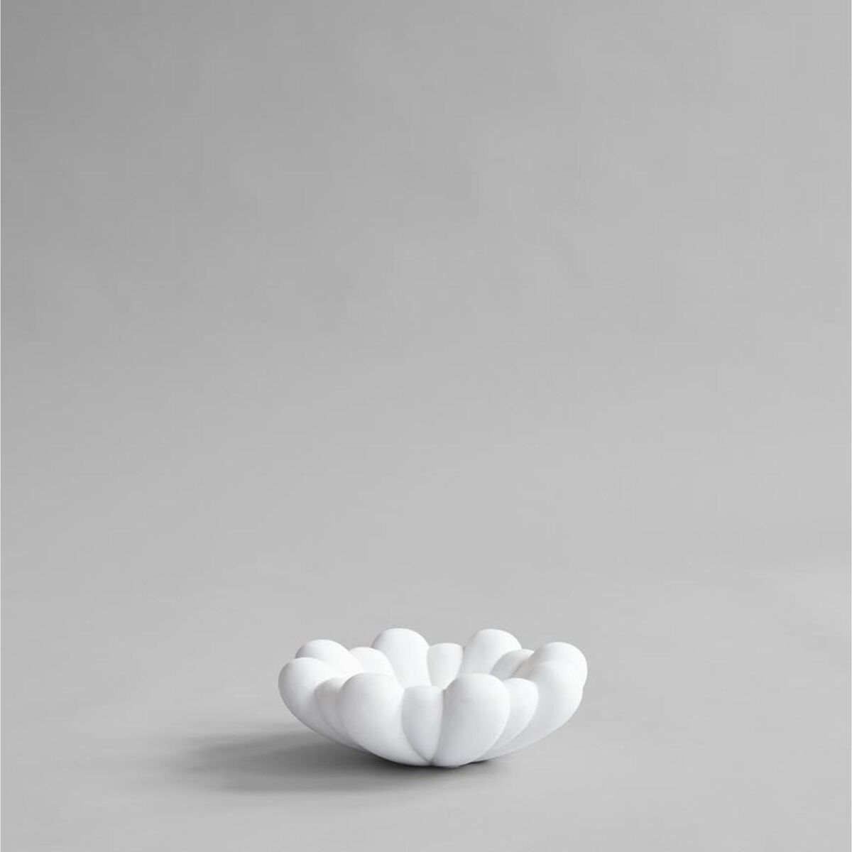 Bloom Dienblad Medium Bone Wit