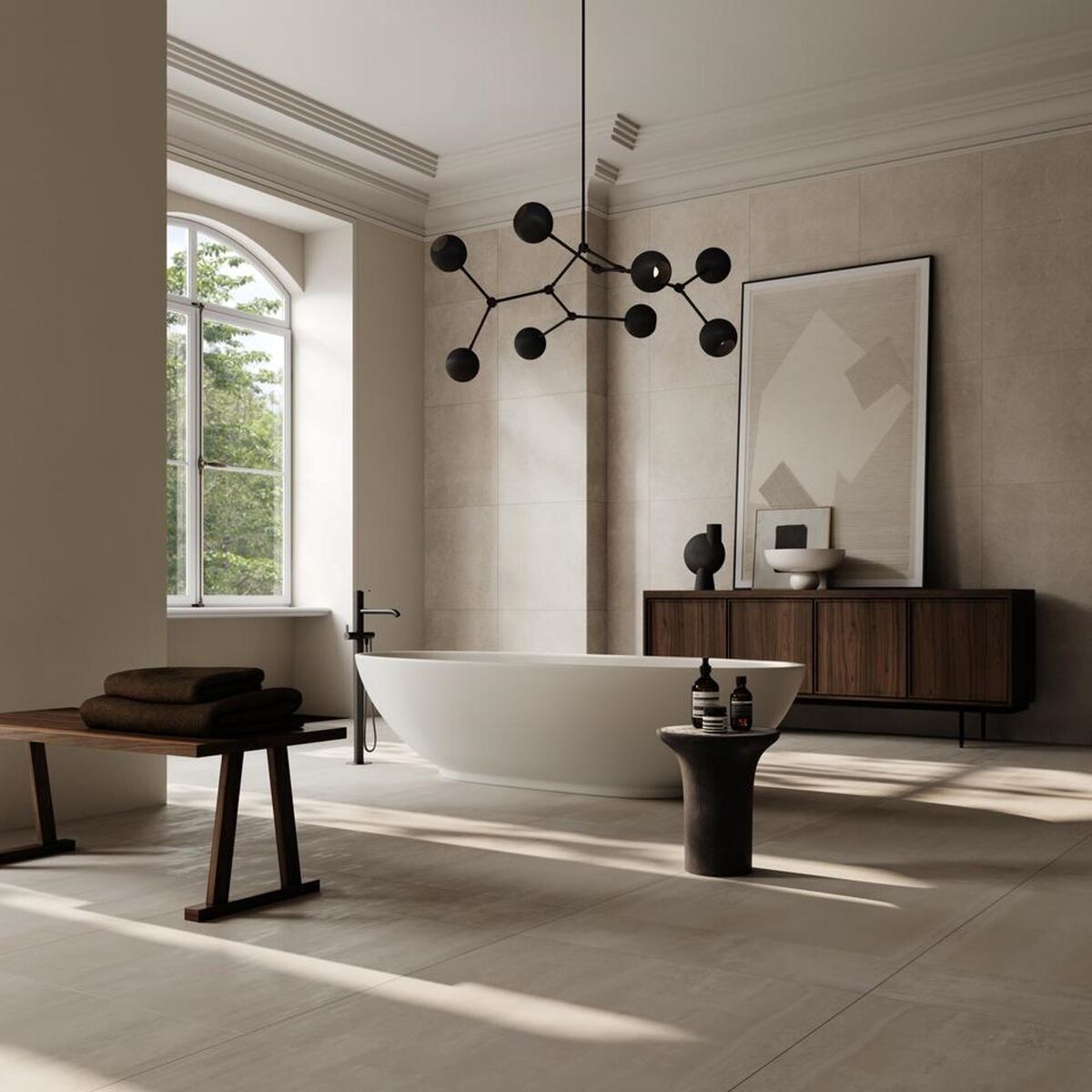 Drop Globe Chandelier Mini Chrome