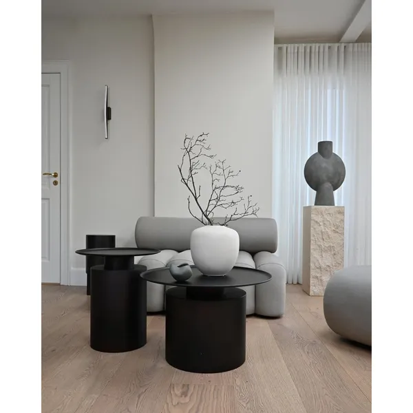 Podium Side Table Large Limestone