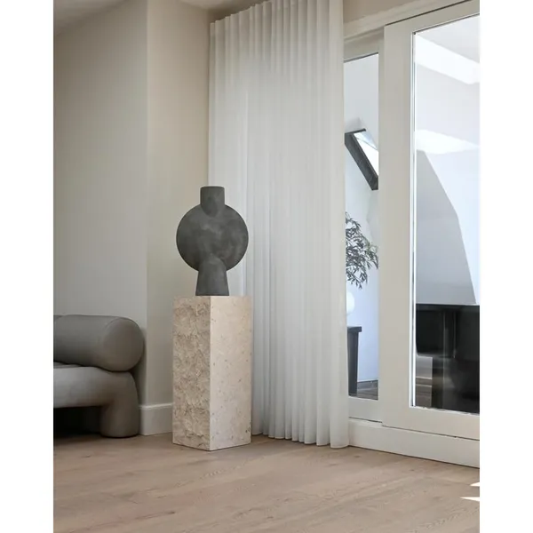 Podium Side Table Large Limestone
