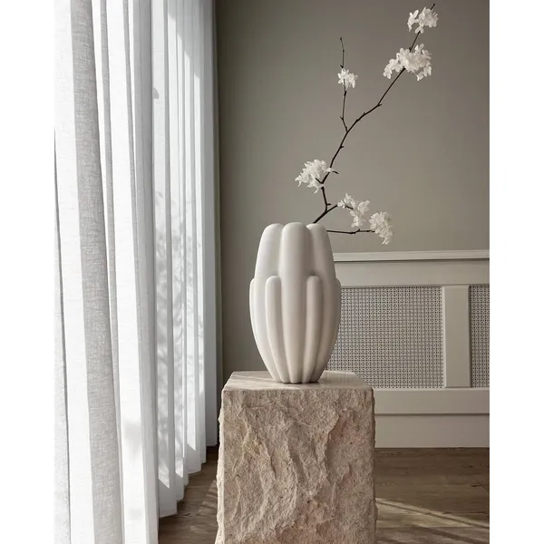 Podium Side Table Large Limestone