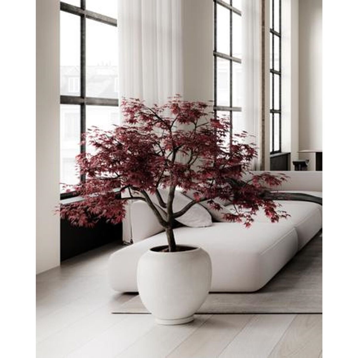 Vase Sunao Moyen Noir