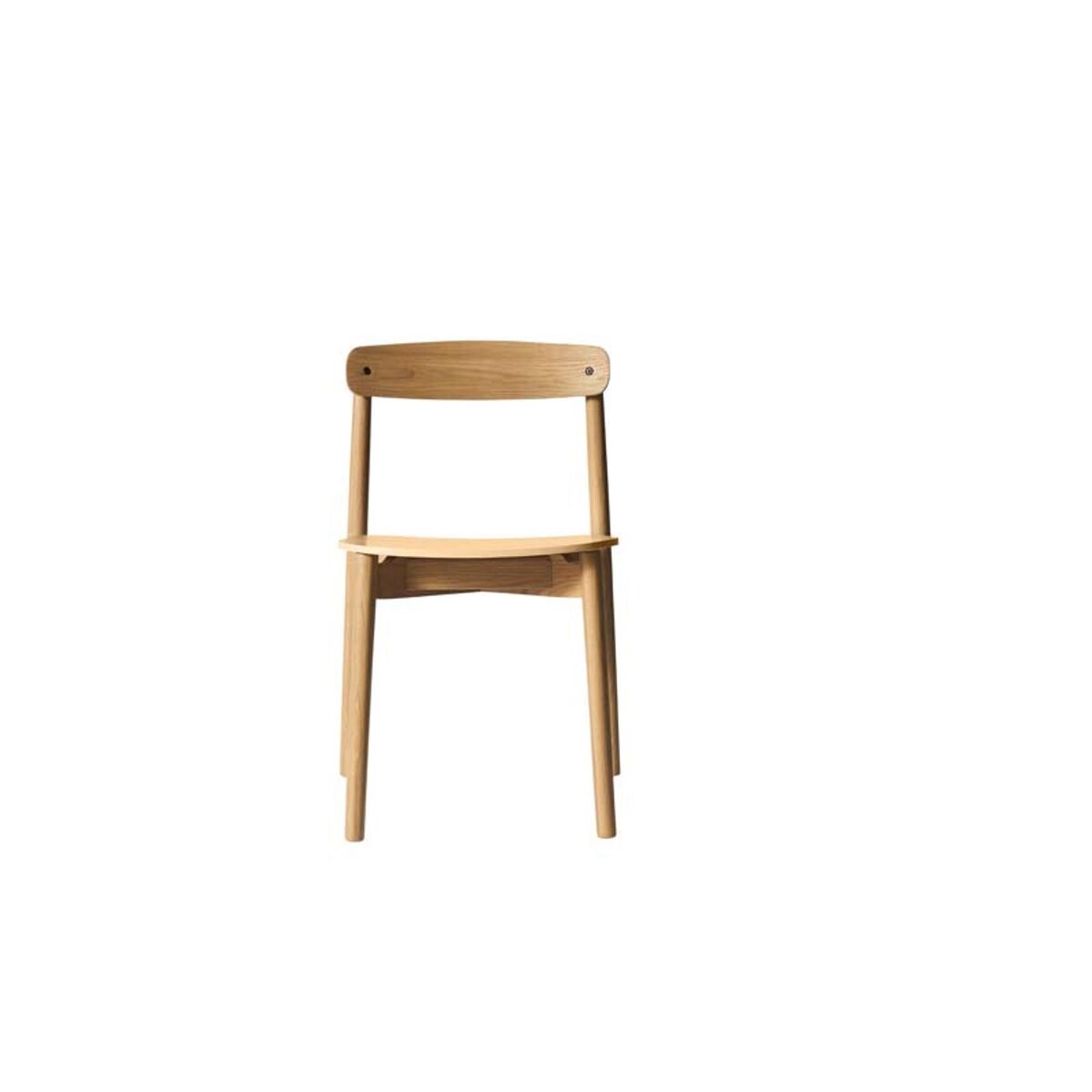 Unite Dining Chair White Pigmented Oak