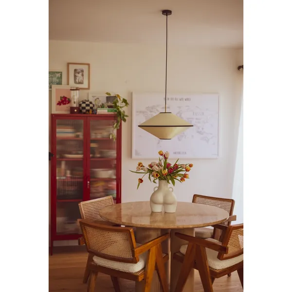 Wisiorek Lampa Wisząca Ø52 Czarny/Biały