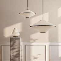 Suspension Suspension Ø65 Noir/Blanc Cassé
