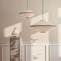 Tafta Verplaatsbare Lamp Rood/ Gebroken Wit
