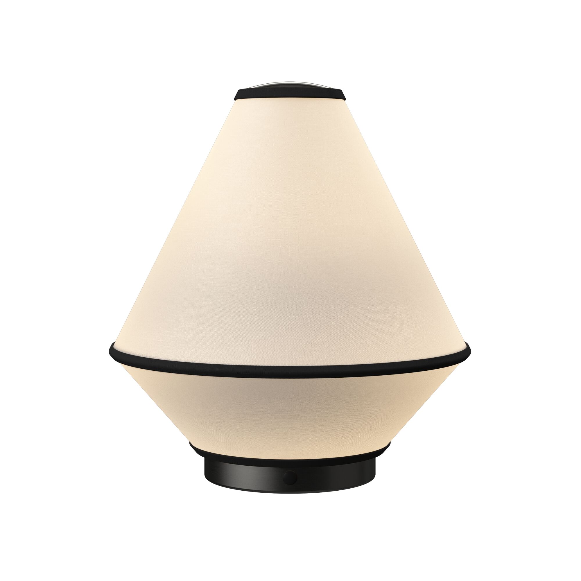Lampe de Poche Tafta Noir/ Blanc Cassé