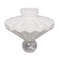 Ballerina Vase Large Milky