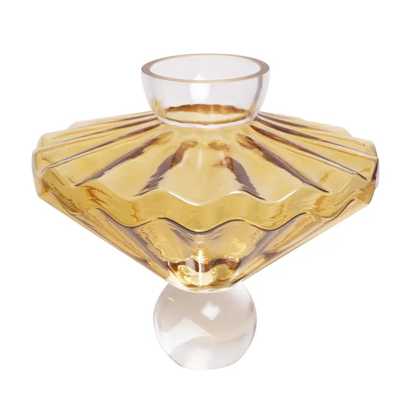 Ballerina Vase Large Amber