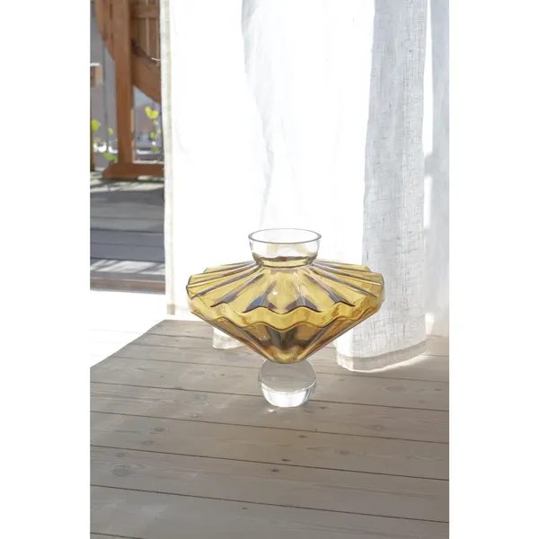 Ballerina Vase Large Amber