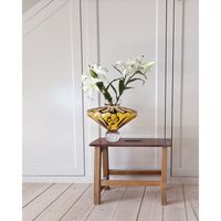 Ballerina Vase Large Amber