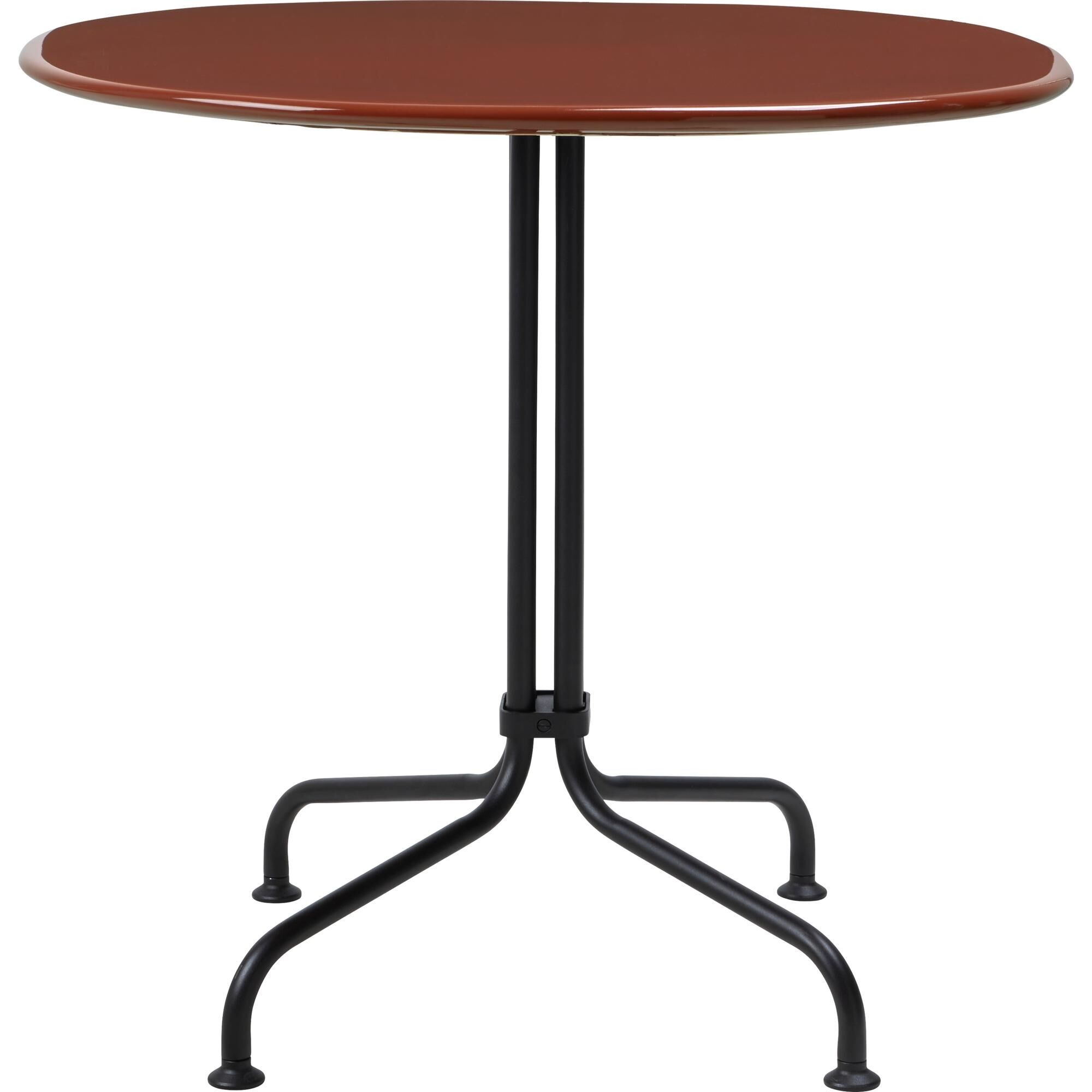 Carmel Bistro Cafbord 74x75x75 Mat Sort/Rock Red
