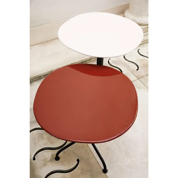 Carmel Bistro Cafétafel Zwart/Rotsrood