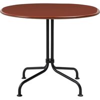 Carmel Bistro Cafébord 63x75x75 Mat Sort/Rock Red