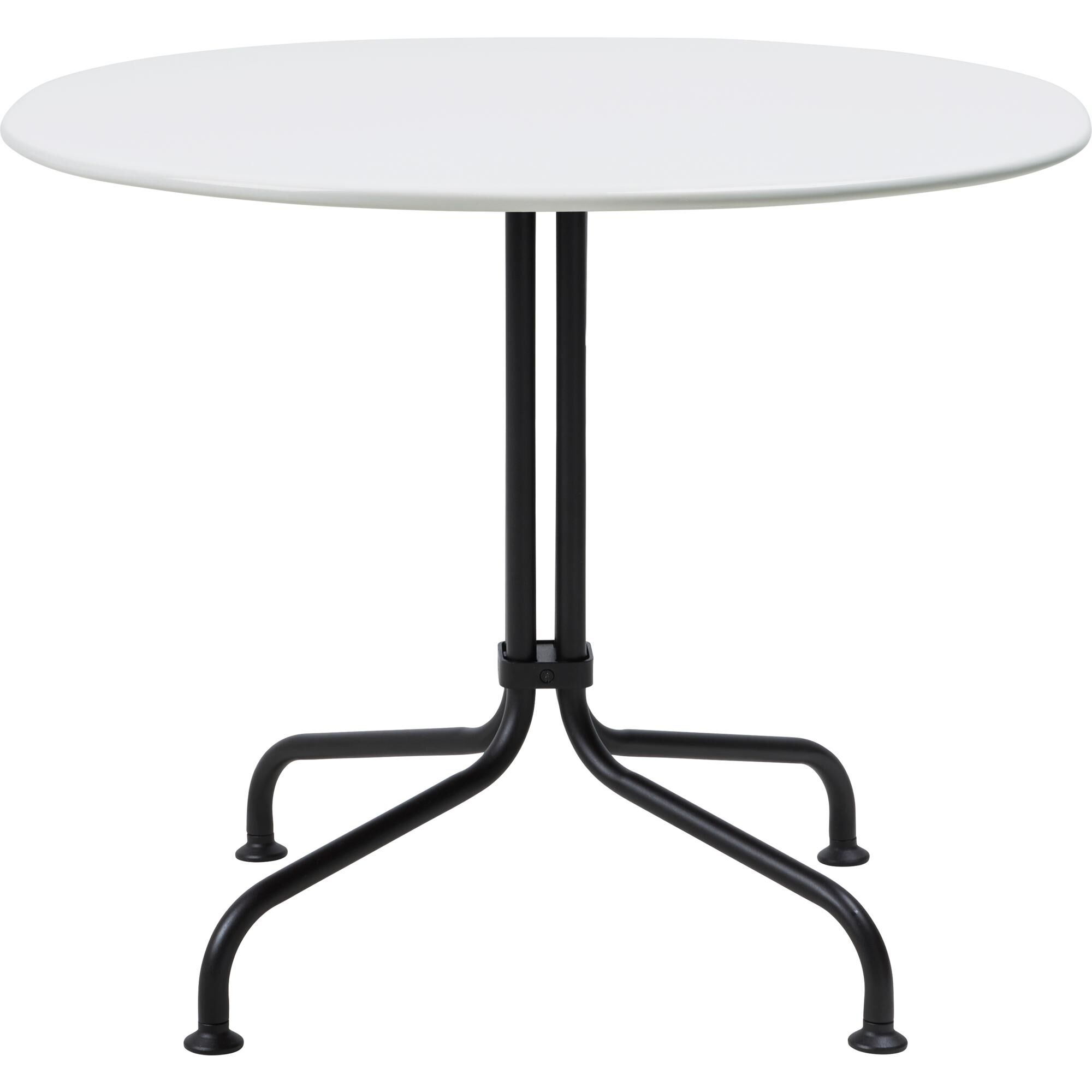 Carmel Bistro Cafbord 63x75x75 Mat Sort/Clam White