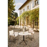 Carmel Bistro Cafétafel Zwart/Schelpwit