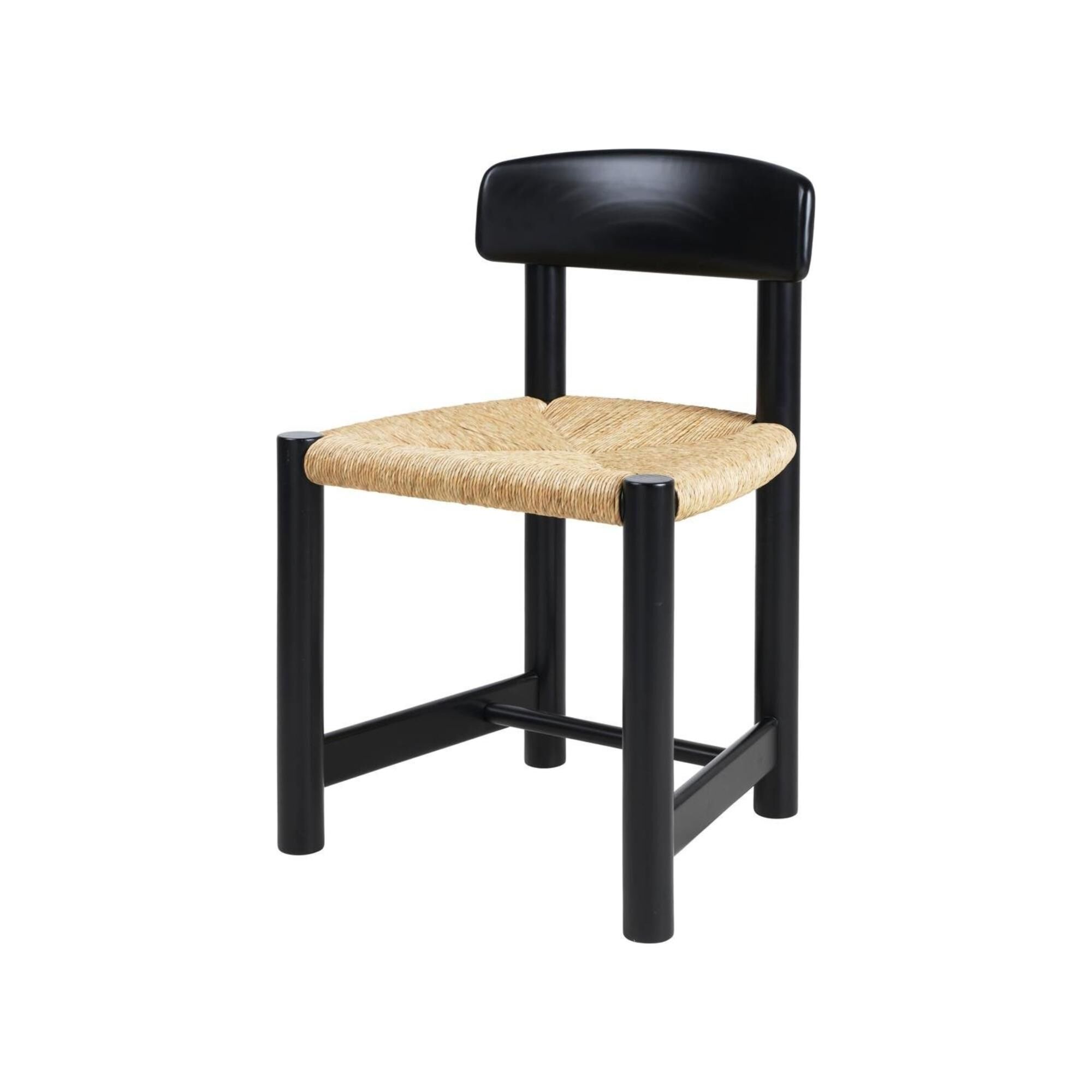 Daumiller Spisestol Naturfarget/ Brun/ Sort