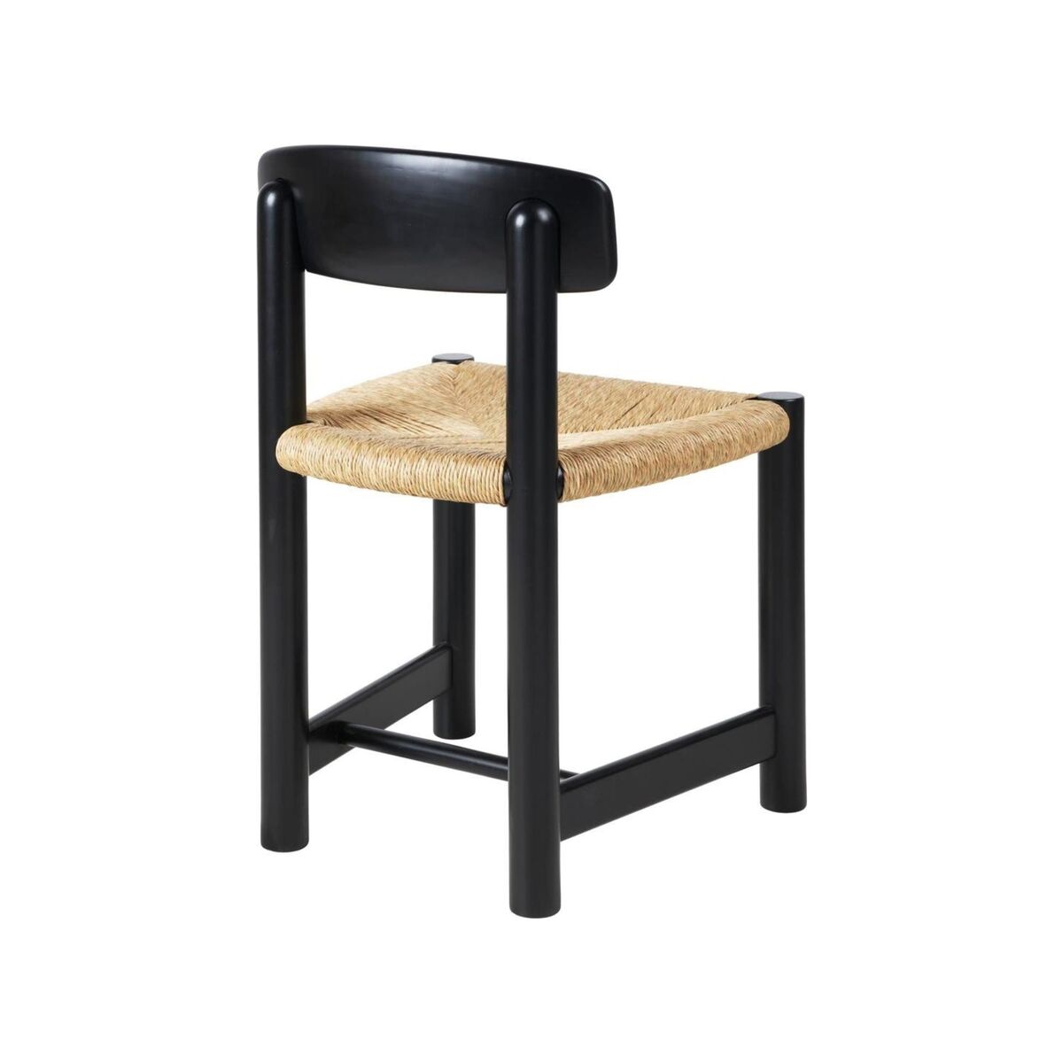 Daumiller Spisestol Naturfarget/ Brun/ Sort