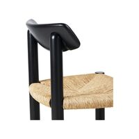 Daumiller Spisestol Naturfarget/ Brun/ Sort
