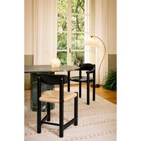 Daumiller Spisestol Naturfarget/ Brun/ Sort