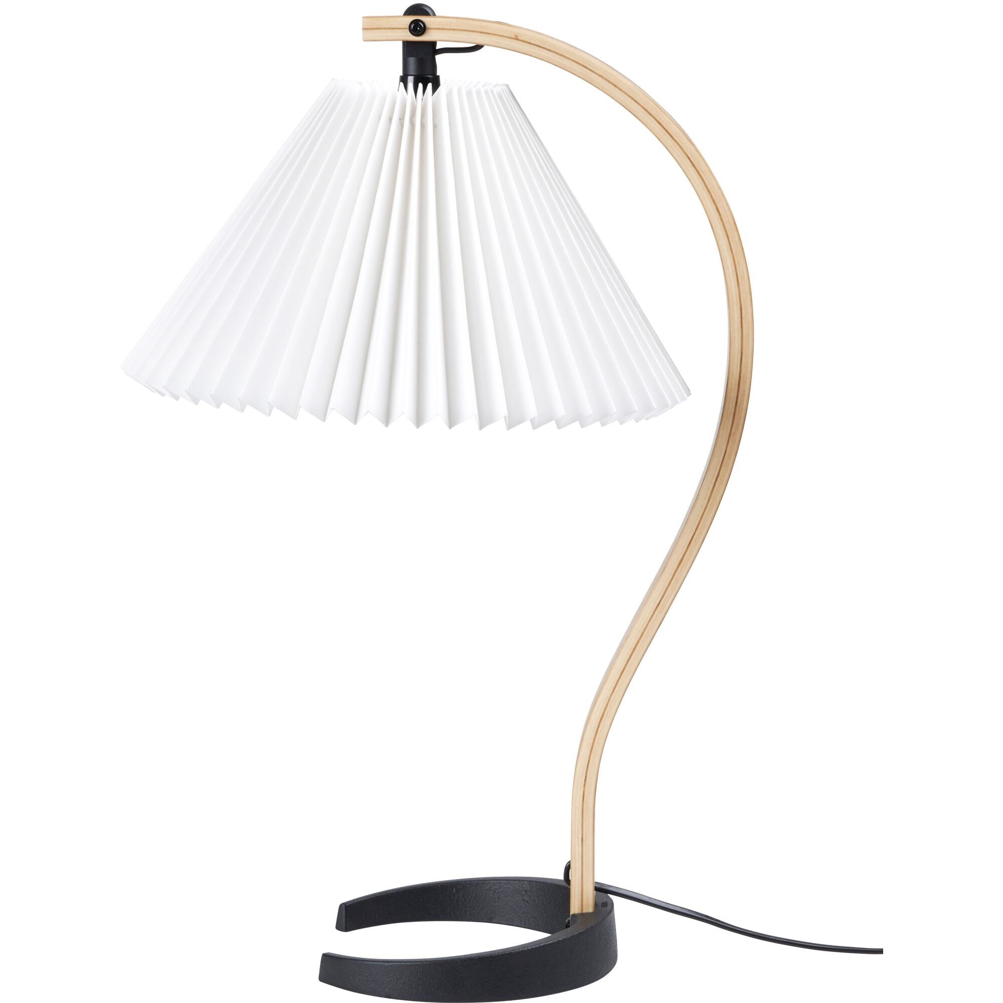 Lampe à Poser Timberline Blanc/ Bouleau