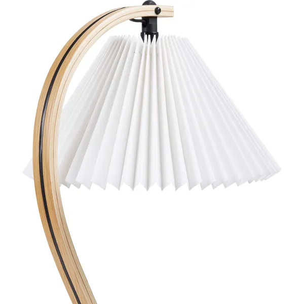 Timberline Table Lamp White/ Birch