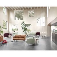 Outline 2-Sitzer-Sofa Remix/Schwarz