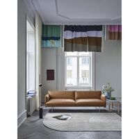 Outline 3-personers Sofa Læder/Cognac/Sort