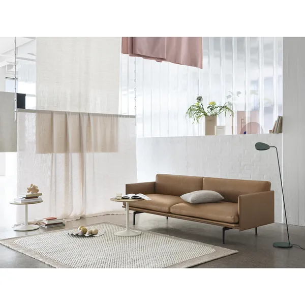Outline 3-personers Sofa Remix 163/Sort
