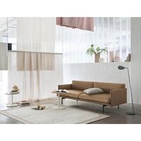 Outline 3-personers Sofa Remix 163/Sort