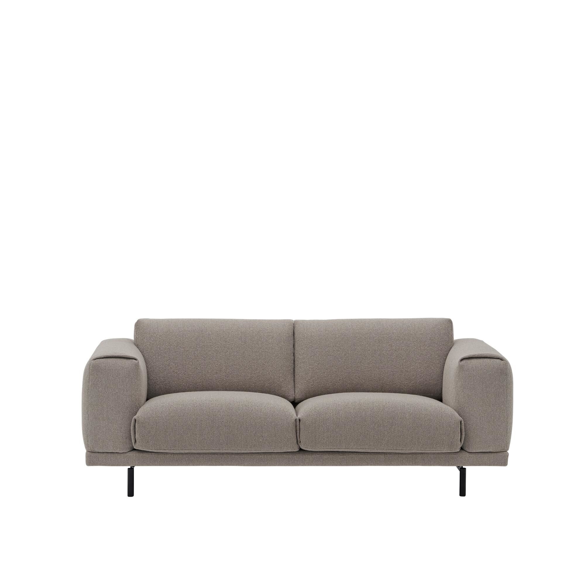 Rest 2-Personers Sofa Hearth 6/Sort