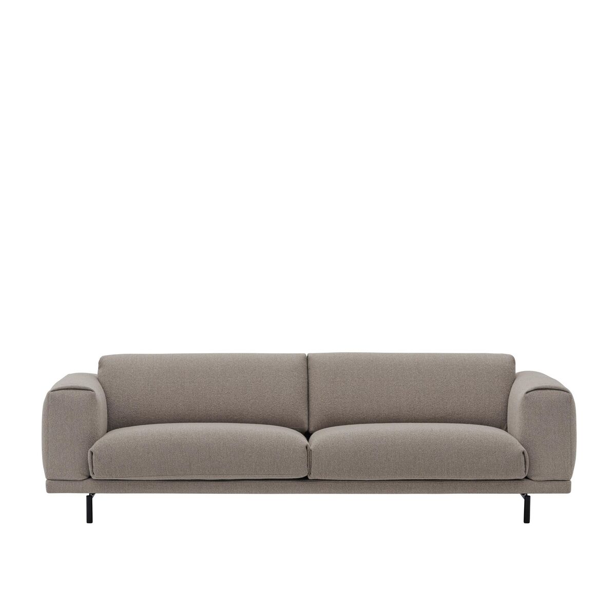 Rest Sofá 3 Plazas Hogar 6/ Negro