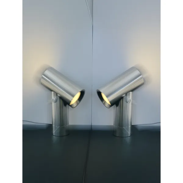 Beam Table Lamp Large Polished Aluminum