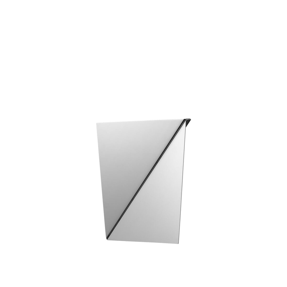 Gaze Spejl 30x25 Poleret Stål