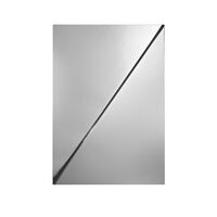 Gaze Spiegel 50x35 Gepolijst Staal
