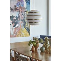 Beehive A331 Lámpara Colgante Blanco Y Latón